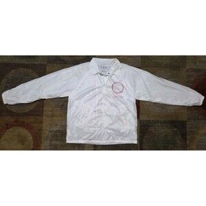 Kendrick Lamar DAMN. Tour 2017 Coach Jacket TDE Size Meduim White Snap Button